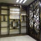 Interior Design partition wall stainless steel panel in bronze finish on sale supplier