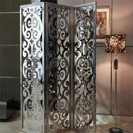 luxury stainless steel Screens & Room Dividers Type for Commercial Home Decor supplier