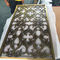 Top quality laser cutting  room divider screen antique bronze color brushed finish metal panel supplier supplier