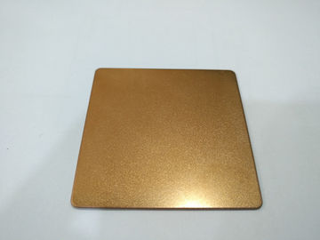 sand blasted finish gold color decorative sheet stainless steel 304 foshan factory supplier