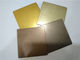 Sand blast champagne color decorative stainless steel metal sheet made in china supplier