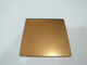 Pvc coating Rose gold sand blasting finish stainless steel sheet plate for decoration supplier