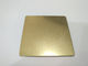 Pvc coating Rose gold sand blasting finish stainless steel sheet plate for decoration supplier