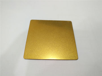 sand blasted finish gold color decorative sheet stainless steel 304 foshan factory supplier