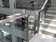 high quality factory custom stair railing design frameless Stainless Steel terrace balustrade supplier