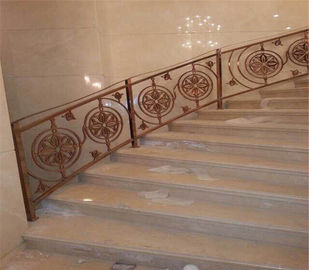 fatory Customized Morden Design Balcony stainless steel railing stair baluster with color mirror finish supplier