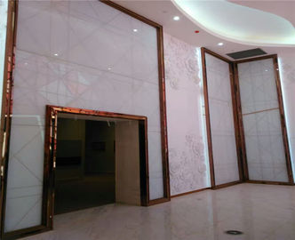 China supplier stainless steel decorative strips mirror finish rose gold color for wall tile trimmings supplier