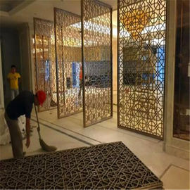 Decorative metal work for Hotel Screen Partition Restaurant Screen Partition Wall panel supplier