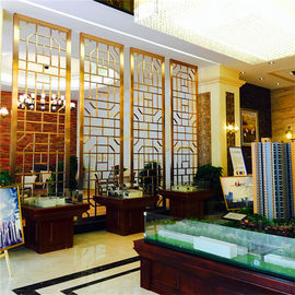 Decorative metal work for Hotel Screen Partition Restaurant Screen Partition Wall panel supplier