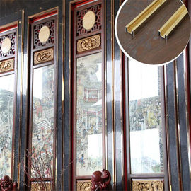 Top quality decorative mouldings stainless steel trim and frame for glass door panel supplier