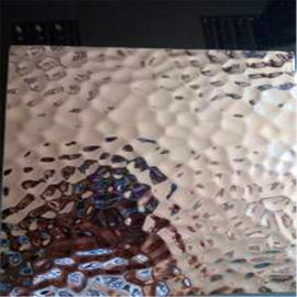 Stainless Steel  Hammered  Sheet 304 316 grade Embossed Pattern 1219*2438mm Size supplier