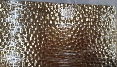 304 Hammered  Sheet Stainless Steel bronze gold color or brass hammered bright stainless steel supplier