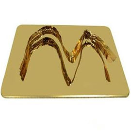 Gold color stainless steel sheet mirror finish 304 factory China supplier supplier