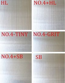 201 No.4 finish 70mic laser film stainless steel sheet and plate supplier