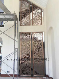 Colored stainless steel art screen room divider partition for decorative supplier