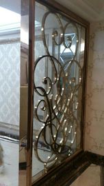 Laser Cut Home Living Furniture Metal Room Divider Decorative screen supplier