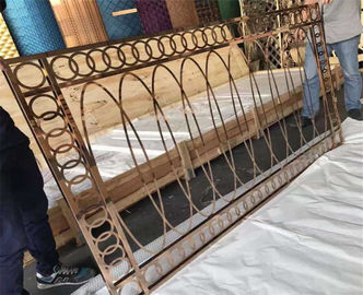 laser cutting metal fence metal screen for garden fence or decoration supplier