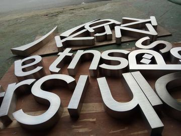 Top sale stainless steel acrylic 3d backlit light sign led letters supplier