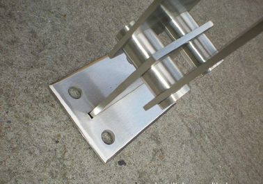 stainless steel glass fitting for balustrade, handrail railing post clamp supplier