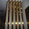 gold metal trim for doors windows mirror color stainless steel material supplier
