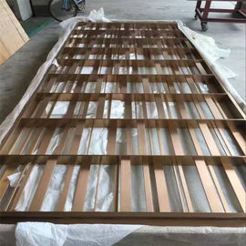 restaurant wall divider 3D decorative panel stainless steel screen supplier