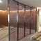 Restaurant room divider metal screen  decorative partitions with color finish supplier