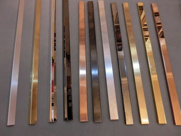 Brushed Finish Silver Stainless Steel Angle U Shape Trim 201 304 316 supplier