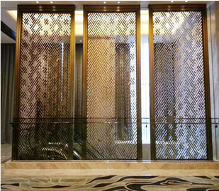 OEM curtain wall panel metal screen stainless steel finish brass color supplier