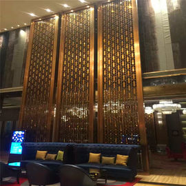 Metal screen wall panel for hotel lobby curtain wall decoration supplier