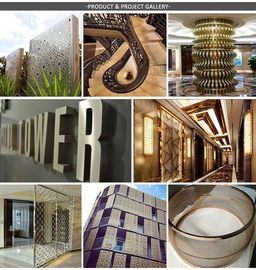 stainless steel construction projects for house decoration metal work factory supplier