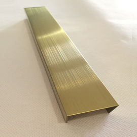 Brushed Finish Matt Stainless Steel Trim Edge Trim Molding 201 304 316 supplier