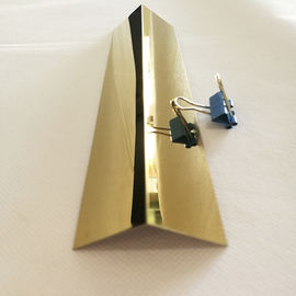 Gold 316 304 stainless tile edge trim finishing in mirror finish supplier