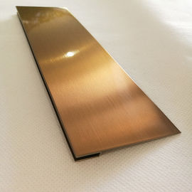 Gold 316 304 stainless tile edge trim finishing in mirror finish supplier