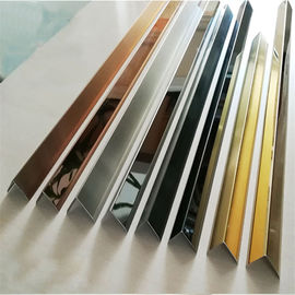 Brushed Finish Black Stainless Steel Angle U Shape Trim 201 304 316 wall ceiling door frame supplier