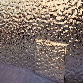 mirror hammered 304 stainless steel panel for ceiling system metal project supplier