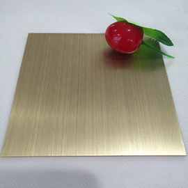 gold decorative stainless steel sheet 304 size 4x8 mirror finish supplier