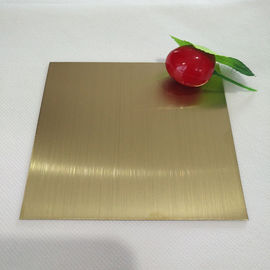 gold decorative stainless steel sheet 304 size 4x8 mirror finish supplier