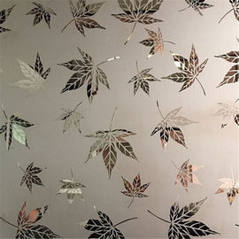 etched pattern stainless steel Decorative Mirror Stainless Steel panel supplier