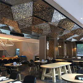 water wave bright finish stainless steel sheet gold color for ceiling decorative panel supplier