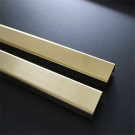 Hairline Finish Matt Stainless Steel Trim Edge Trim Molding 201 304 316 For Wall Ceiling Frame Furniture Decoration supplier