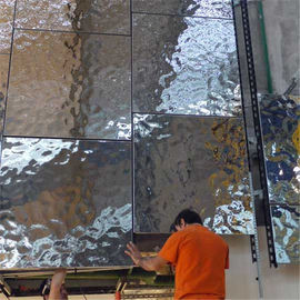 Hammered Stainless Steel Sheets Gold 304 316 Mirror Finish For Column Cover Cladding supplier