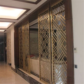 Decorative Metal Screen interior partition wall panel designs customized metal furniture supplier
