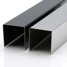 SS 201 304 grade stainless steel square edge trim for stair edge and corner protector supplier