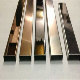 SS 201 304 grade stainless steel square edge trim for stair edge and corner protector supplier