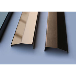 SS 201 304 grade stainless steel square edge trim for stair edge and corner protector supplier