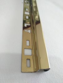 Gold Brush Polished 304 stainless steel tile trim profile round edge corner trim supplier