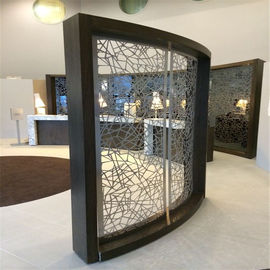 metal curved screen stainless steel room divider for partition wall panel supplier