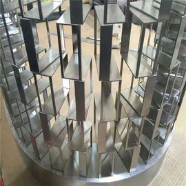 metal curved screen stainless steel room divider for partition wall panel supplier