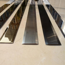 customized sizes gold mirror stainless steel strip or flat bar 201 304 316 grade quality supplier