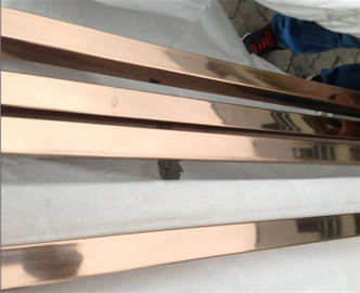 Gold Stainless Steel Pipe Tube Polished 201 304 316 For Handrail Balustrade Ceiling Decoration supplier